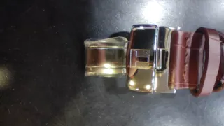 Correa Tissot Piel Marrón 20mm Hebilla plata