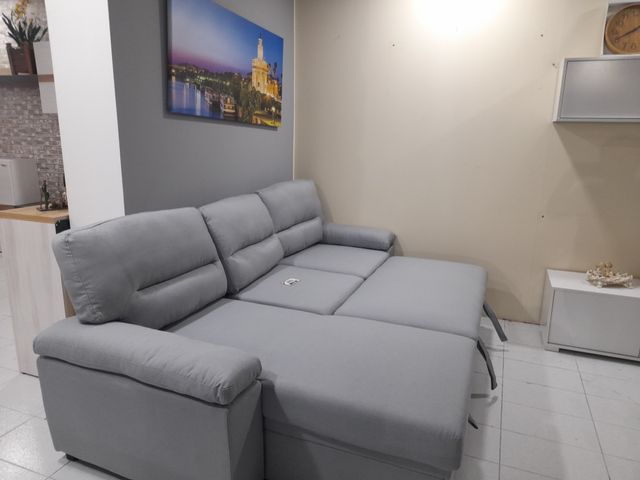 Sofá Cama Gris Emma - ¡OFERTA!