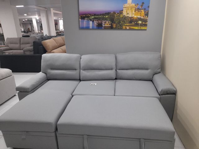Sofá Cama Gris Emma - ¡OFERTA!
