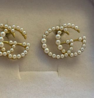 Orecchini GG perle oro