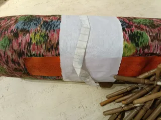 Cojín de encaje de bolillos