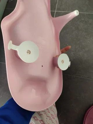 Reductor bañera bebé rosa