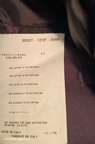 Giacca slim Miu Miu navy in cotone con tasche