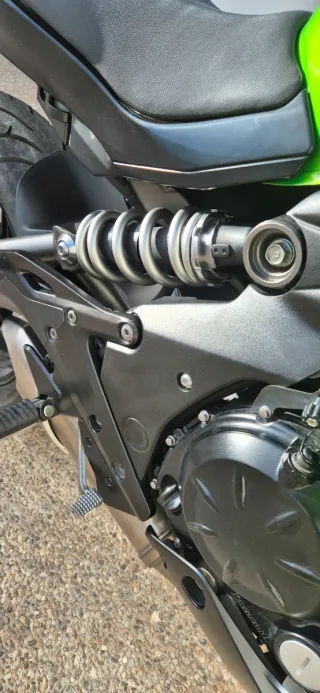 Moto Kawasaki ER 6F 2013 Verde