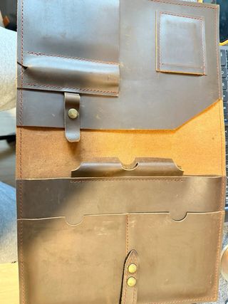 Carpeta Funda Portafolios A5 Cuero genuino