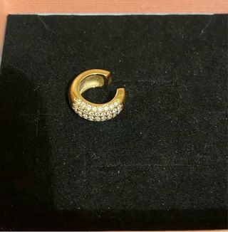 ear cuff dorati con zirconi