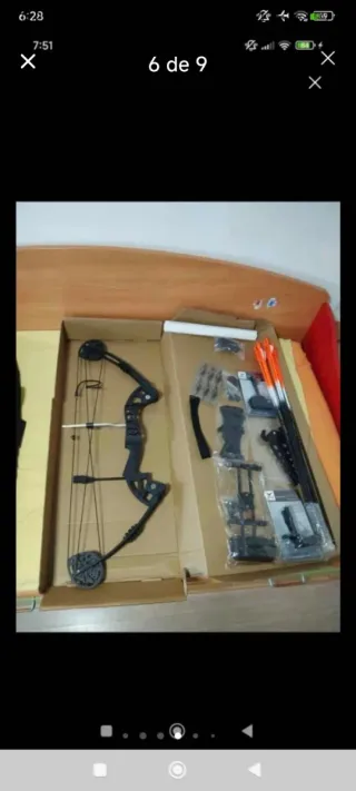 Arco de poleas con accesorios