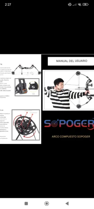 Arco de poleas con accesorios