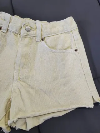 Calções Zara 5/6 anos Amarelos