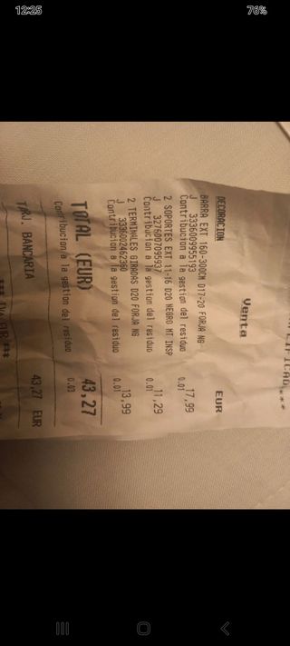 Barra Cortina Negra Metal Ajustable