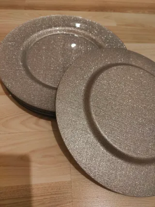 Platos de fiesta Maisons du Monde - Plata