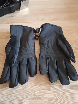 Cinturón y guantes de seguridad