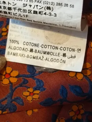 Camicia Benetton fantasia floreale