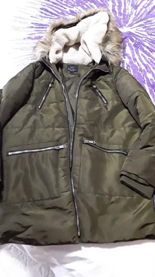 Parka Cazadora Mujer  Talla S Verde
