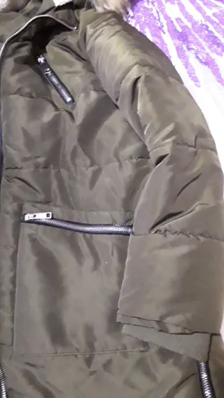 Parka Cazadora Mujer  Talla S Verde