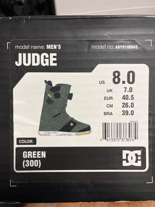 Botas Snowboard DC Hombre EUR-Talla 40.5