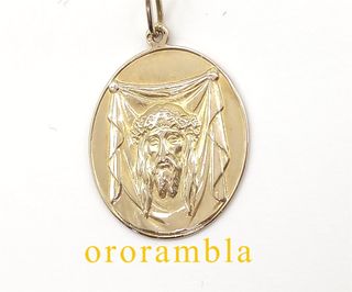 Medalla Santa Faz Oro 18k
