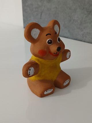 Fischietto Orso Terracotta Fatto a Mano