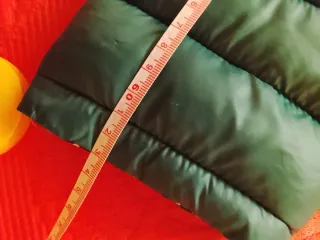 Cazadora verde reversible calentita