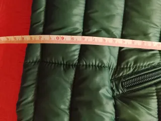 Cazadora verde reversible calentita