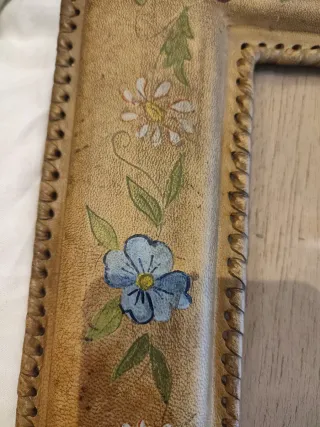 Marco fotos piel pintado principios siglo