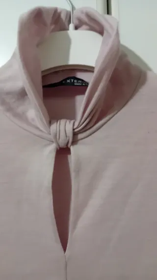 Maglia collo alto annodato donna/ragazza