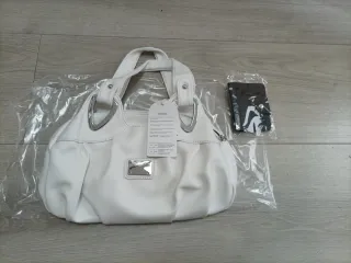 Bolso de Mujer Casual de Hombro PU Cuero Blanco