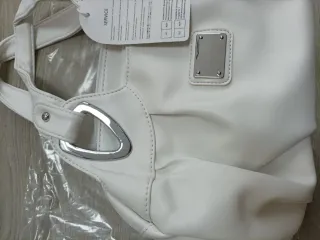 Bolso de Mujer Casual de Hombro PU Cuero Blanco