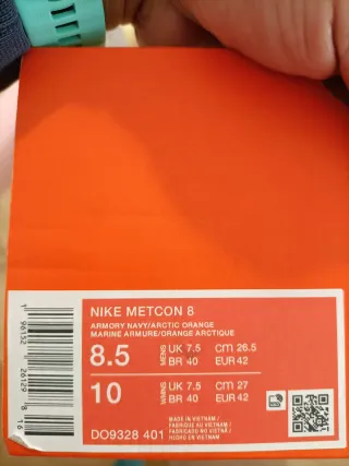 T42 Nike Metcon 8  Azul Marino