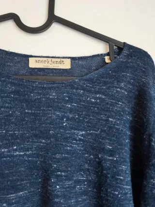 Camiseta azul Anerkjendt