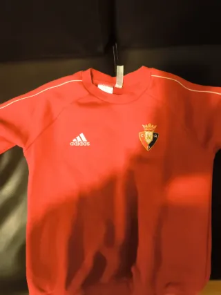 Sudadera Adidas Osasuna Roja 1,40 9- 10 años