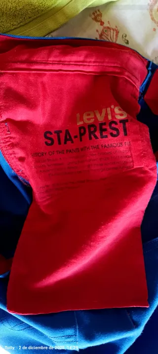 Pantalón Levi's Sta Prest Azul