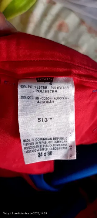 Pantalón Levi's Sta Prest Azul