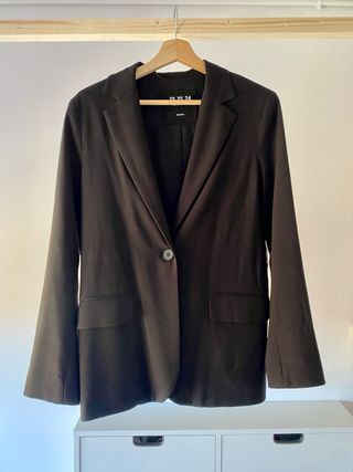 Blazer Bershka Negra