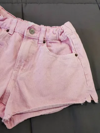 Calções Zara Rosa 5/6 anos