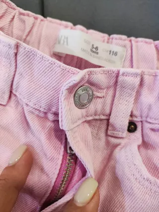 Calções Zara Rosa 5/6 anos