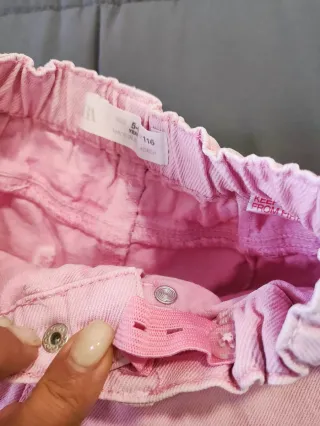 Calções Zara Rosa 5/6 anos
