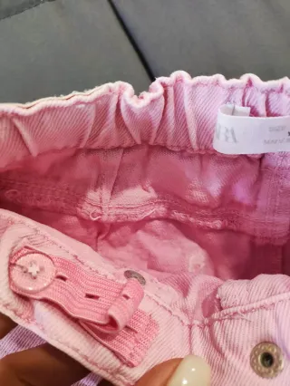 Calções Zara Rosa 5/6 anos