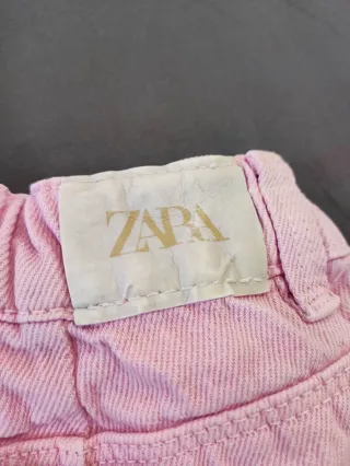 Calções Zara Rosa 5/6 anos