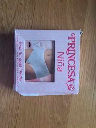 14 Braguitas niña Princesa Talla 10-12