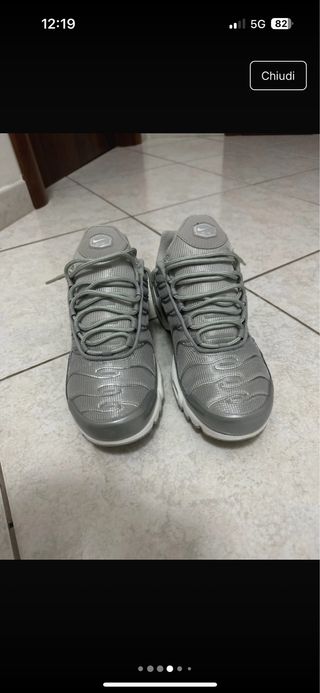 Nike Air Max Plus TN Argento Metallico