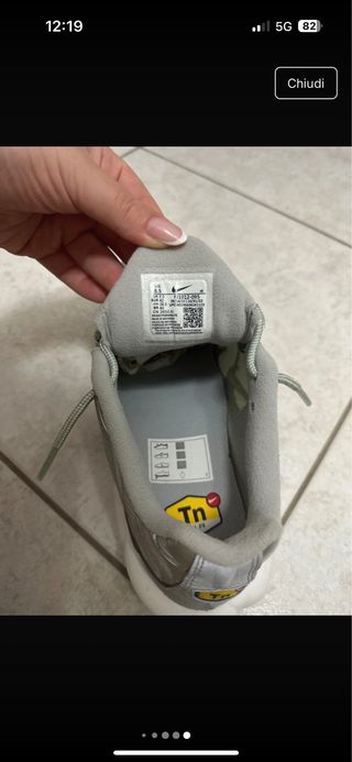 Nike Air Max Plus TN Argento Metallico