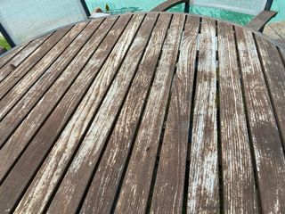 Mesa redonda jardín y 6 sillas