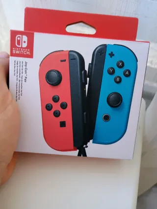 Mandos JoyCon Nintendo Switch Rojo-Azul