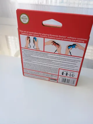 Mandos JoyCon Nintendo Switch Rojo-Azul