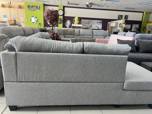 Sofá Rinconera Gris Grande