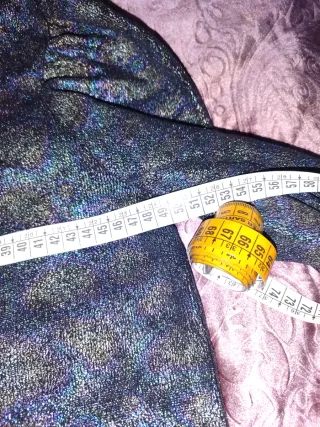 Vestito donna blu multicolor