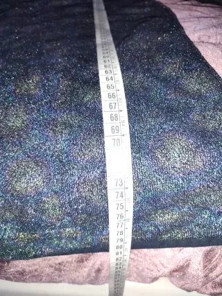 Vestito donna blu multicolor