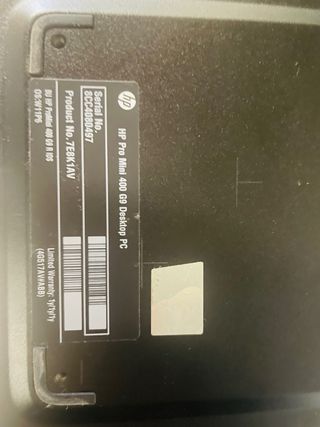 Mini PC HP Negro Intel Core i3