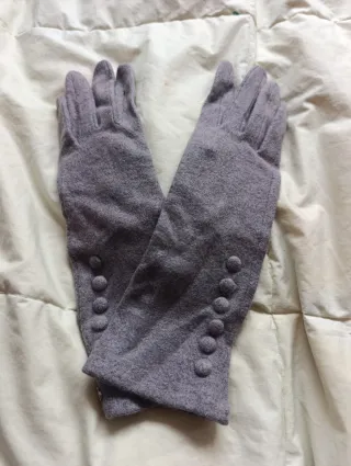 GUANTES MUJER DE LANA GRISES DAYADAY